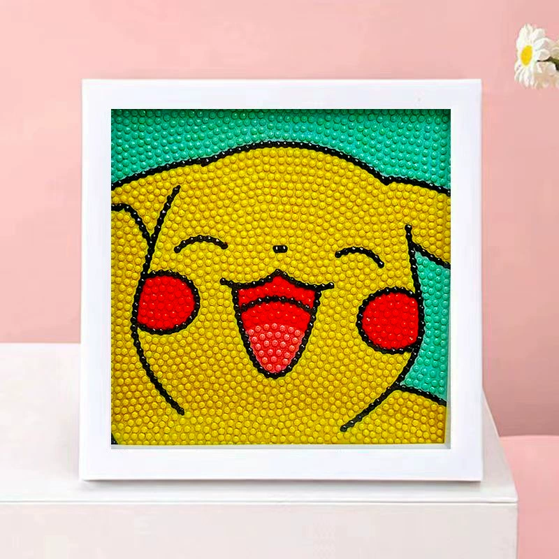 DIY-набор для алмазной мозаики 17×17 см, пластиковая рама, дизайн щенок, полный набор инструментов для кладки