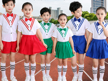 幼儿园园服夏装夏季套装小学生校服班服六一儿童运动服装