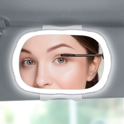 light touch goddess sun visor – Sun visor rearview mirror