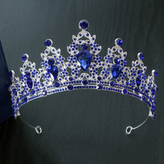 速賣通熱賣新娘皇冠 百搭頭飾走秀選美比賽車展婚紗新娘水晶皇冠