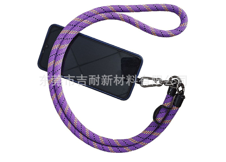 现货10MM黑色手机绳  杯子挂绳  斜挎可拆卸挂绳 箱包挂绳