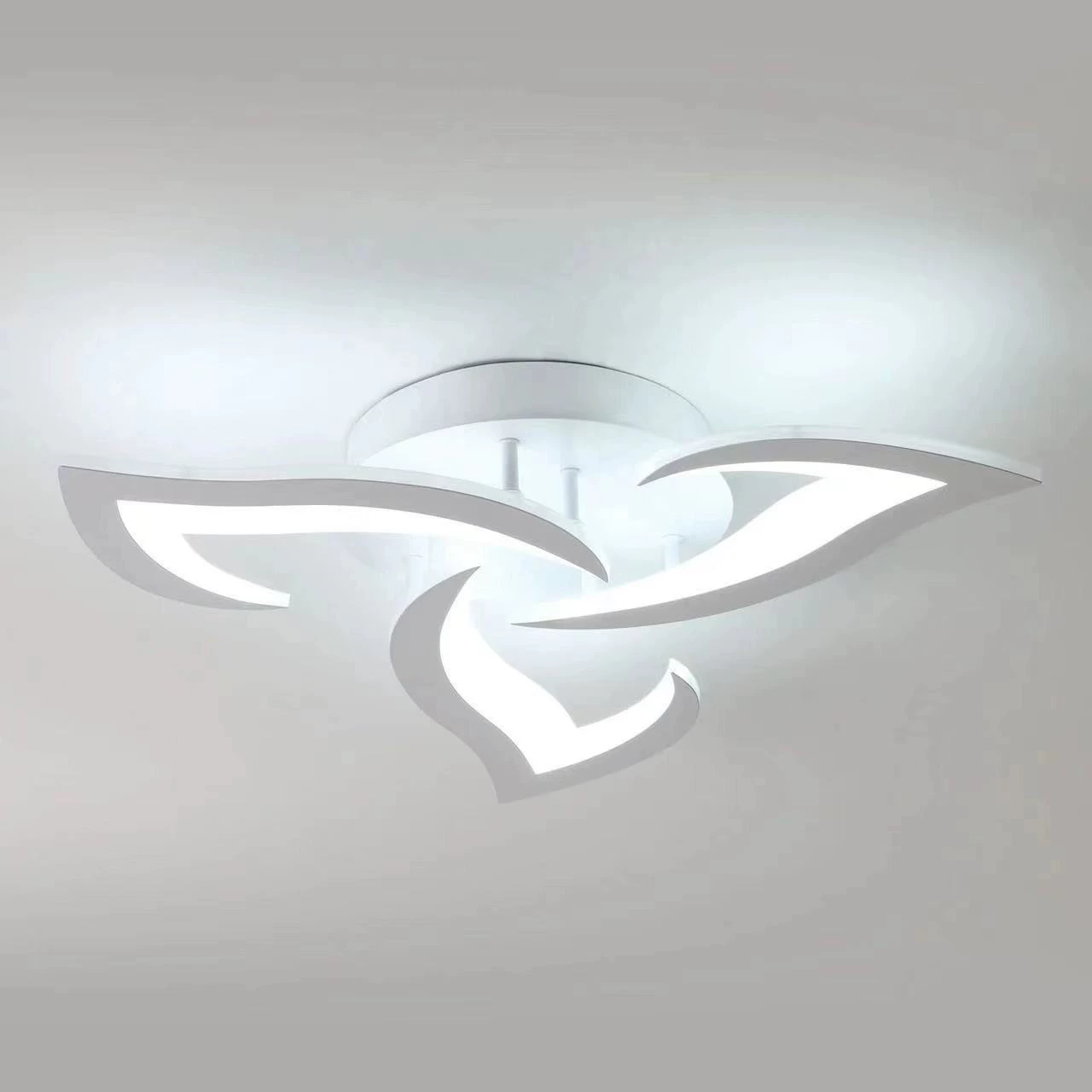Modern and minimalistic LED creative ceiling light for living room, lights