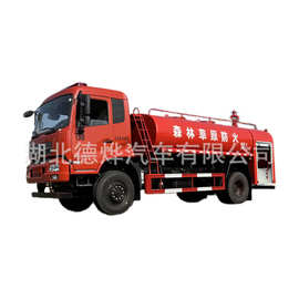东风天锦四驱绿化喷洒车-降尘运水灭火多用途洒水车配置参数图片