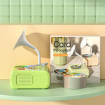 跨境外贸版儿童智能留声机早教机学习卡片唱片故事机益智迷你音乐