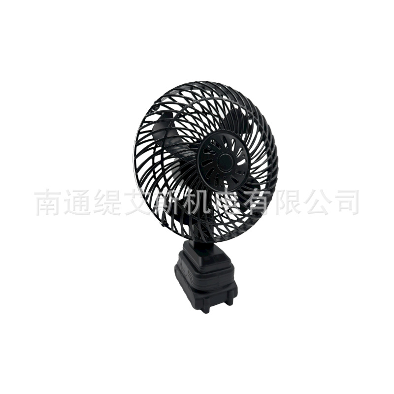 Especial transfronterizo para batería de litio portátil de 8 pulgadas Mini ventilador de control de velocidad de dos velocidades para acampar y pesca