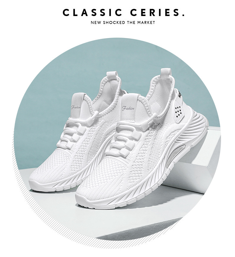Women's Lightweight Breathable Flyknit Sneakers For Women_voghion.com