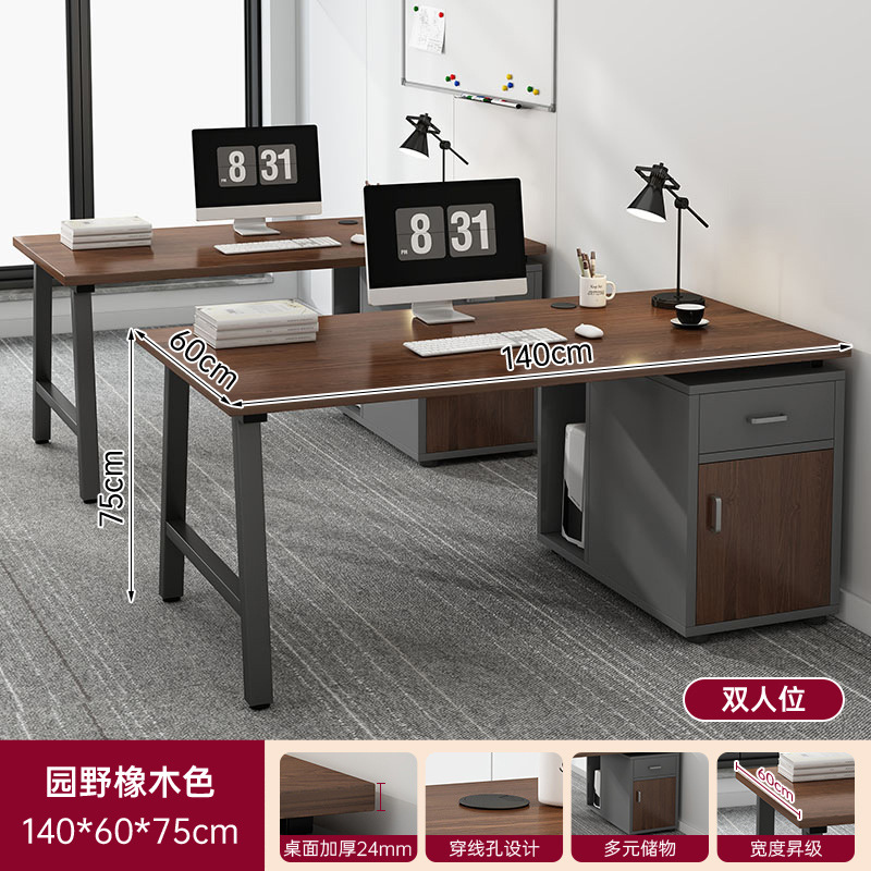 Escritorio del personal Escritorio de oficina simple y moderno