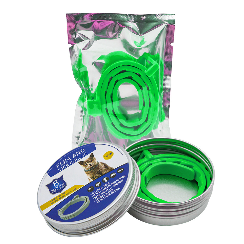 고양이용 그린 실리콘 목걸이