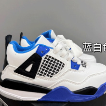 儿童篮球鞋乔4经典运动鞋批发AJ4四代男童女童轻便跑步鞋防滑童鞋