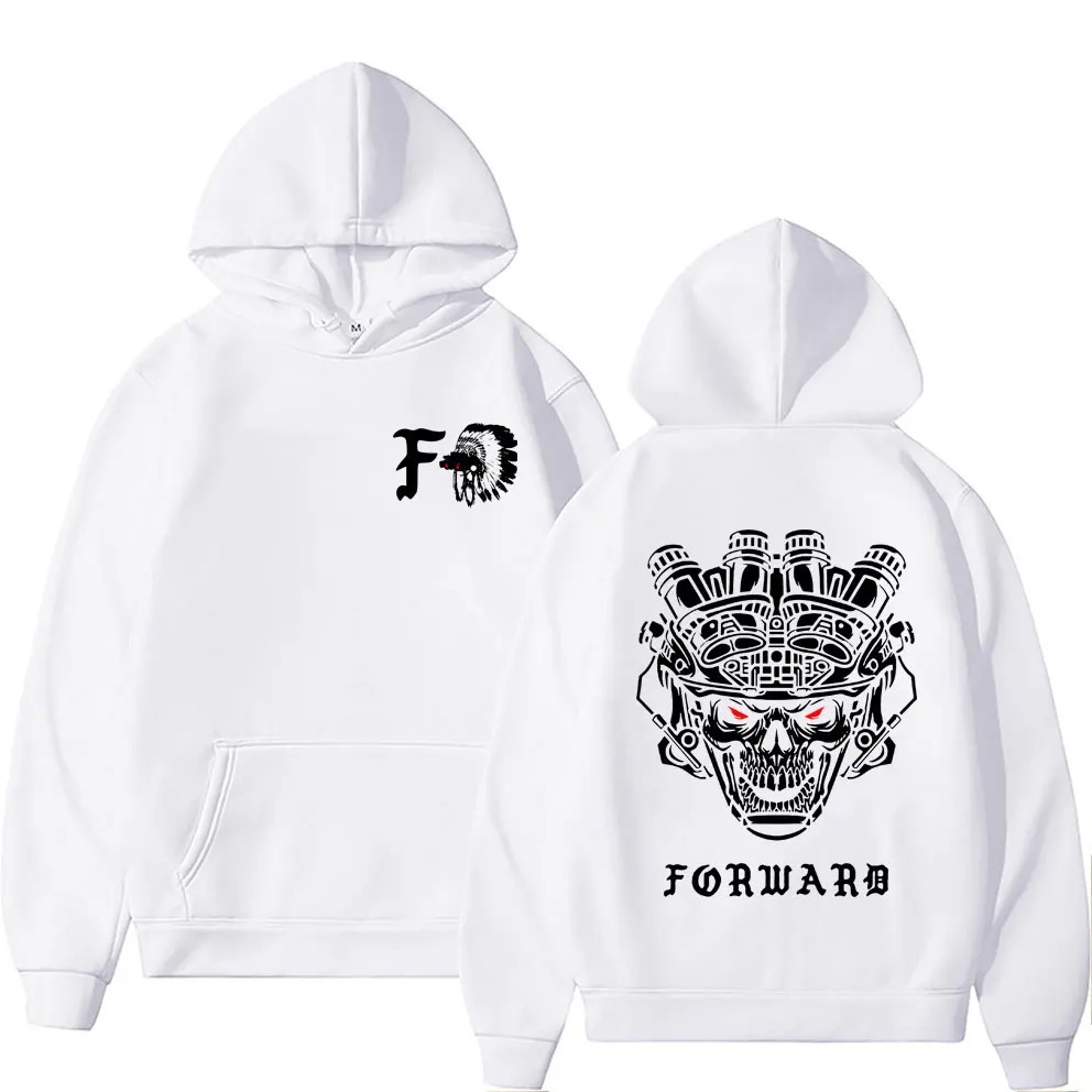 Forward Observations Group Skull Double Sided Print Hoodie M