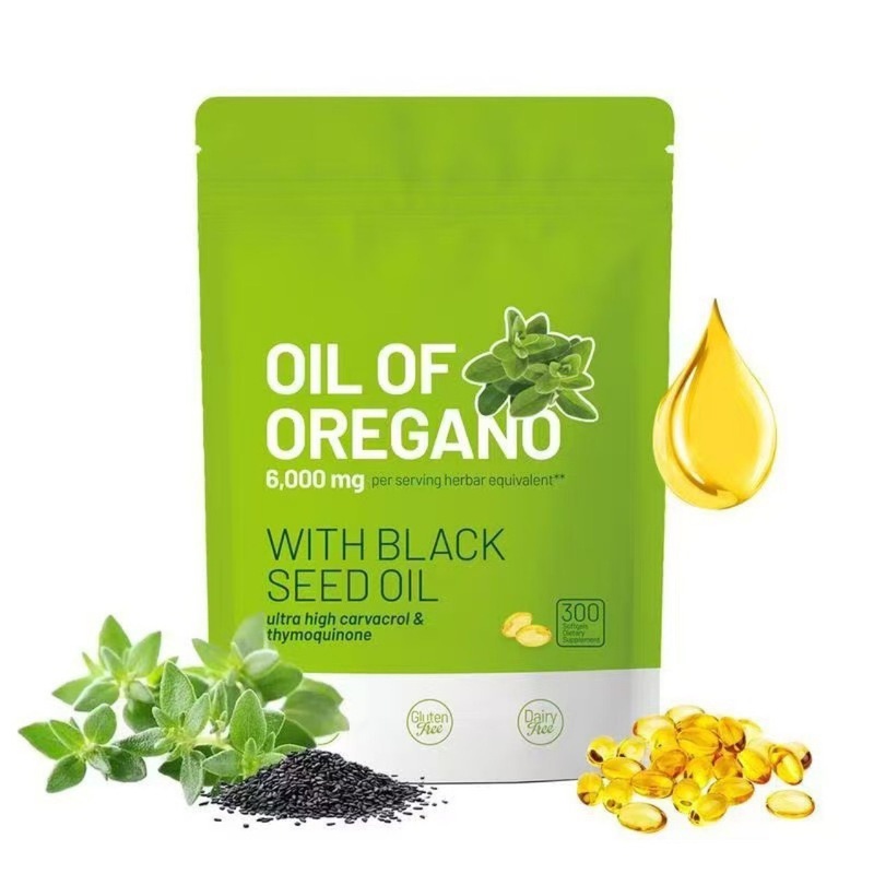 跨境热销 Oregano Oil Capsules 牛至油软胶囊 180粒/300粒软胶囊|undefined