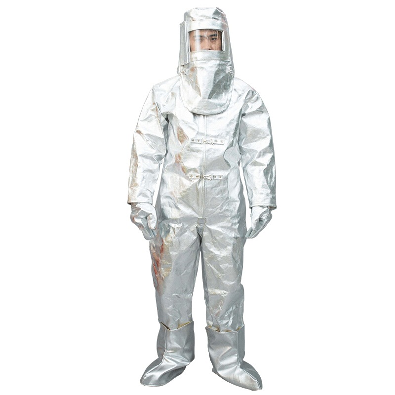 劳卫士 LWS-004-A铝箔芳纶连体式隔热服耐高温1000度防喷溅