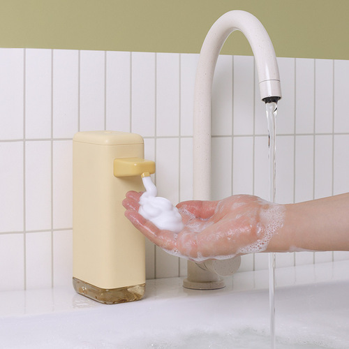 Automatic induction hand sanitizer machine foam household electric hand sanitizer wall-mounted mobile phone washing machine intelligent foaming soap dispenser