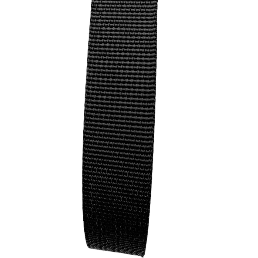 Cinta de nylon negra de imitación con patrón de espiga, tejido denso, patrón americano, correas para mochila, cinturones tejidos, correas de sujeción, accesorios.