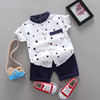 Summer clothing, sleeves for boys, set, 2022 collection, with short sleeve, wholesale, children's clothing