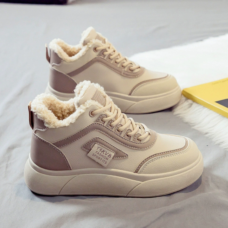 Warm high shoes, keep warm universal winter boots platform