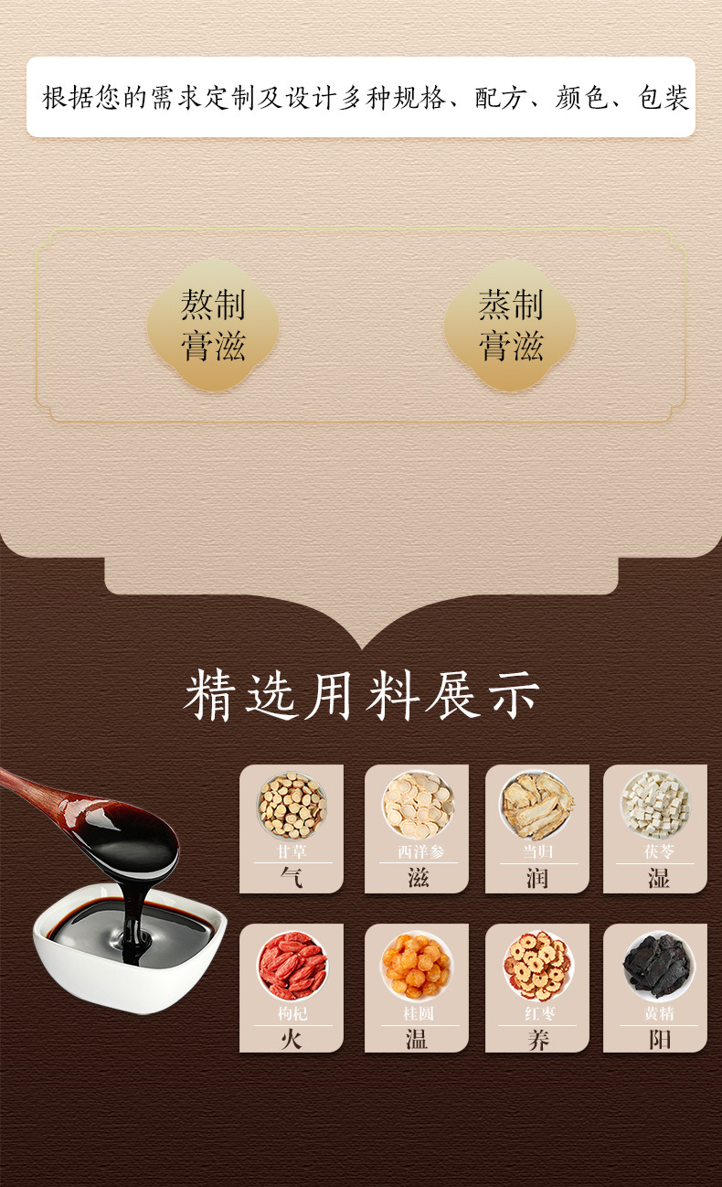Guiyuan & American Ginseng Yuling Paste (西洋参玉灵膏) — Traditional Steamed Herbal Honey Paste, 260g quality and texture