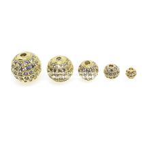 微鑲珠子鋯石球形隔珠鋯石球珠diy串珠手鏈項鏈鑲嵌飾品配件