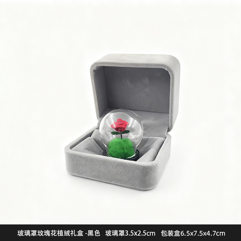 王子の小さい置物の狐のケーキdiyは永遠の花を飾って粒のデスクトップの車の樹脂のかわいい手の置物を萌えます。