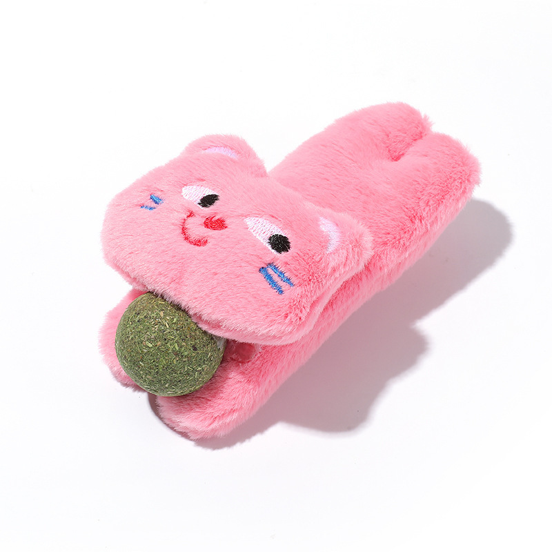 猫薄荷球猫咪舔舔乐小猫毛绒玩具自嗨解闷猫磨牙洁齿猫草球逗猫棒|undefined