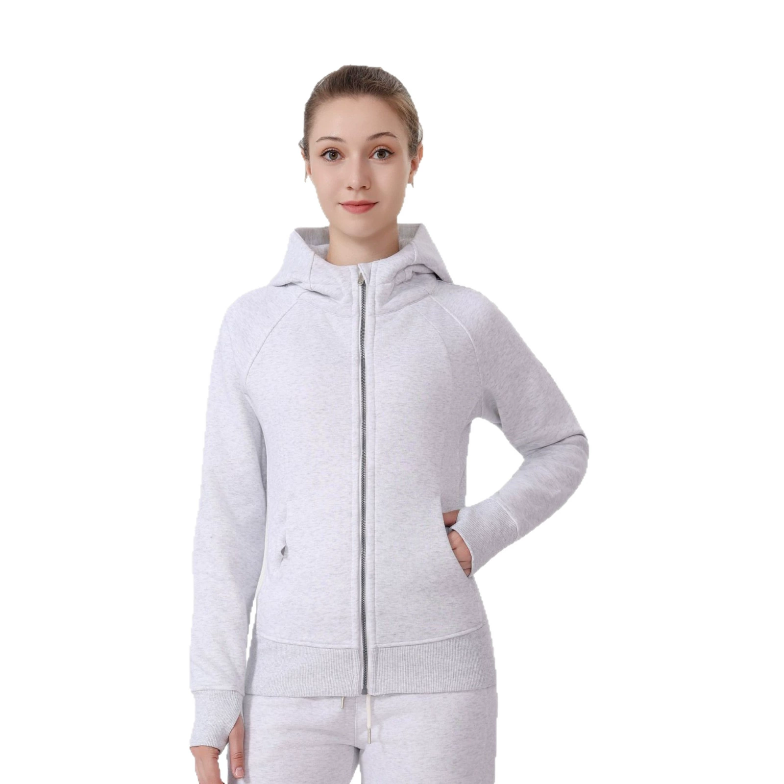 Спортивная куртка с капюшоном, толстовка на молнии, кардиган, slim fit