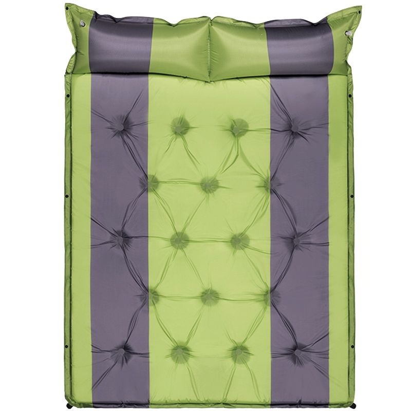Self-inflating mattress, outdoor sleeping pad, tent ground mat, moisture-proof pad, camping home use, thickened nap double air mattress