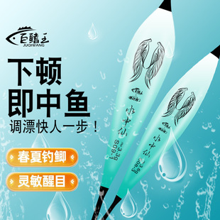 New fish float 2024 vertical float genuine light mouth crucian fish float nano eye-catching high sensitivity fish float set wholesale