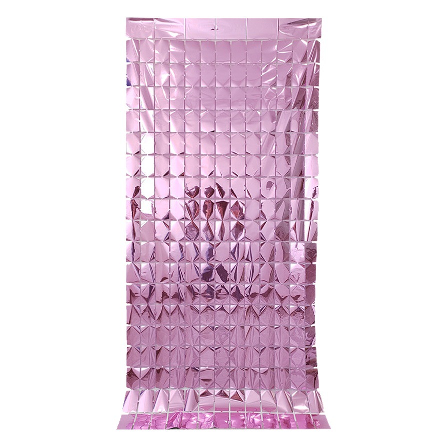 Decoración de fondo para fiestas de cumpleaños y bodas, cortina de fondo navideña, cortina cuadrada lisa al por mayor, decoración navideña