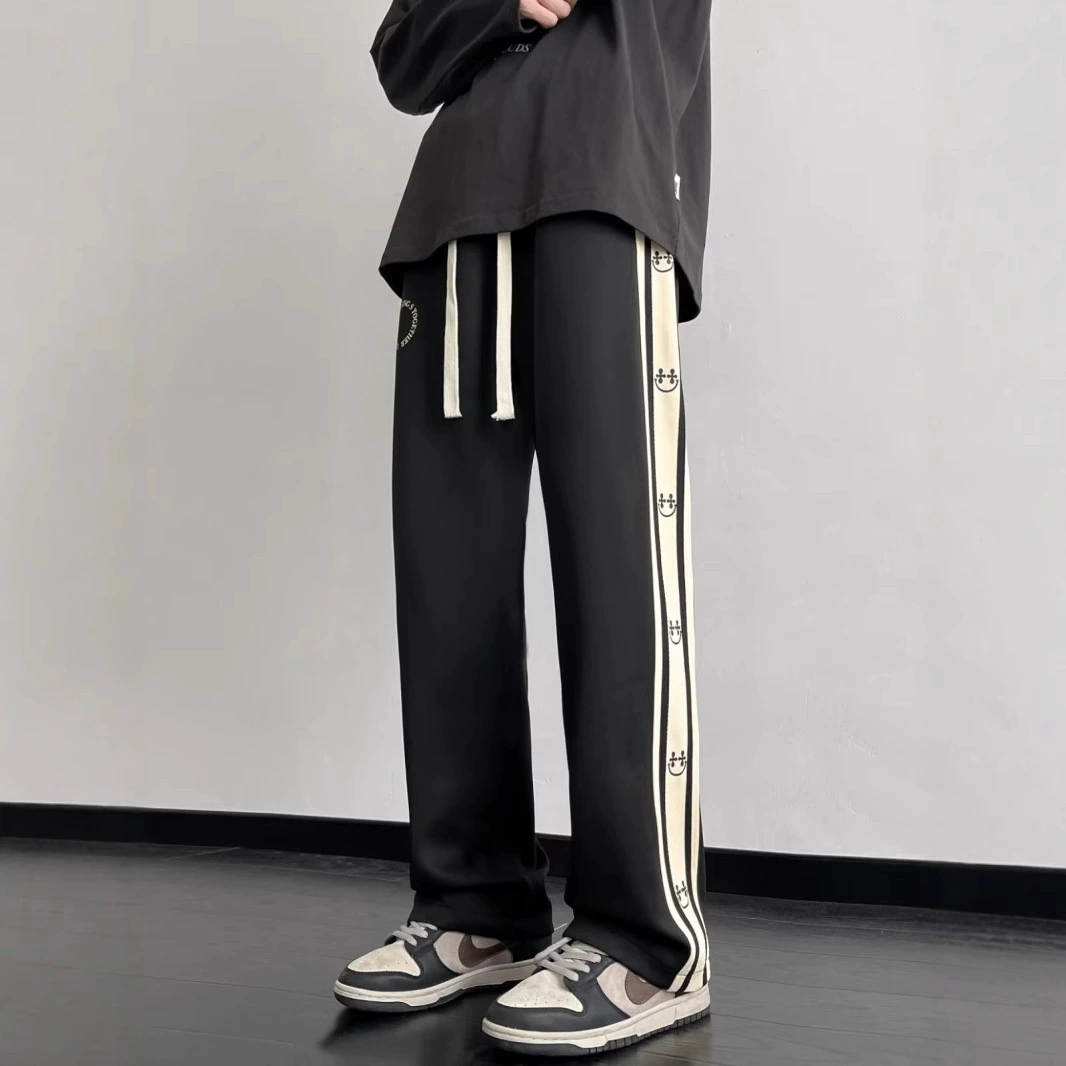 Трендовый шнур в полоску Широкие брюки