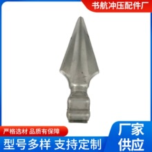铁艺配件枪尖栏杆护栏围栏禾苗枪尖火焰枪尖套方管圆管装饰枪头