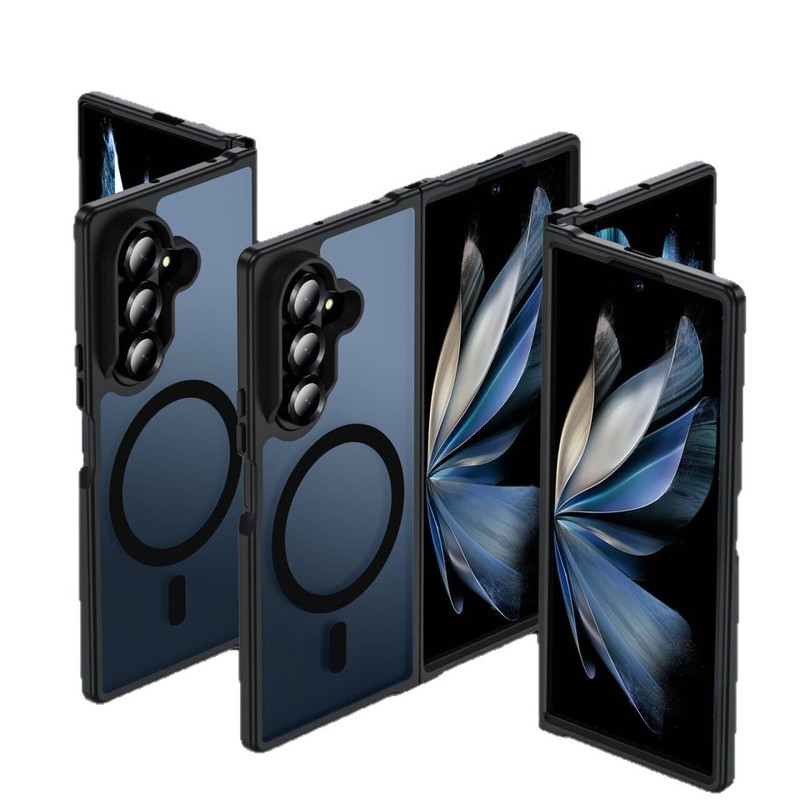 适用三星ZFold7折叠手机壳ZFlip6全包磨砂肤感磁吸防摔保护套新款|undefined