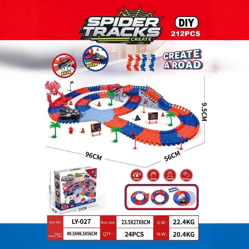 Track Racing Building Block Toys Magnetic Wholesale Small Cars in Stock Educational Assembly Track Car Models Track Racing Building Block Toys Magnetic Wholesale Small Cars in Stock Educational Assembly Track Car Models