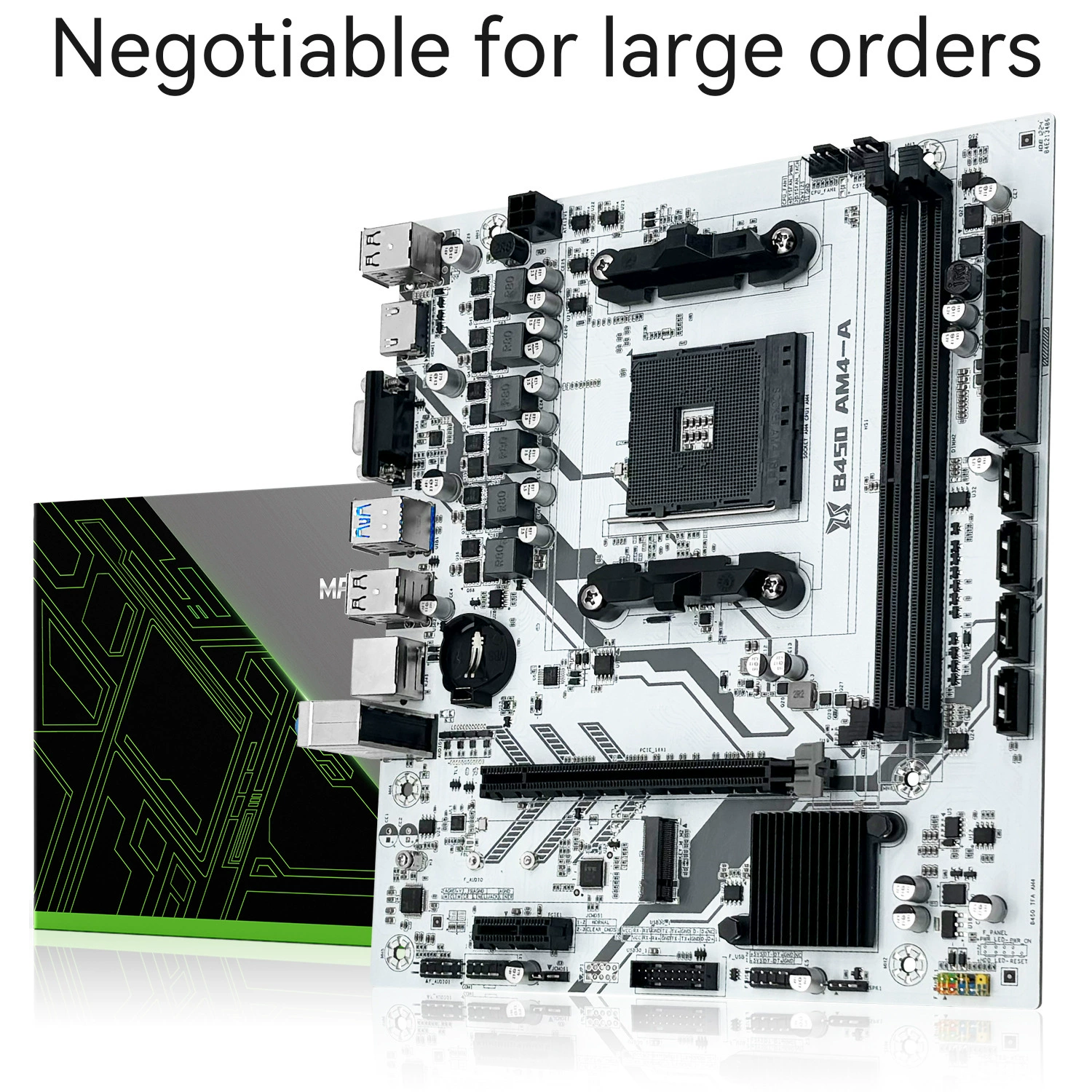 Материнская плата MACHINIST B450 AM4-A с поддержкой DDR4 и NVME M.2 M-ATX