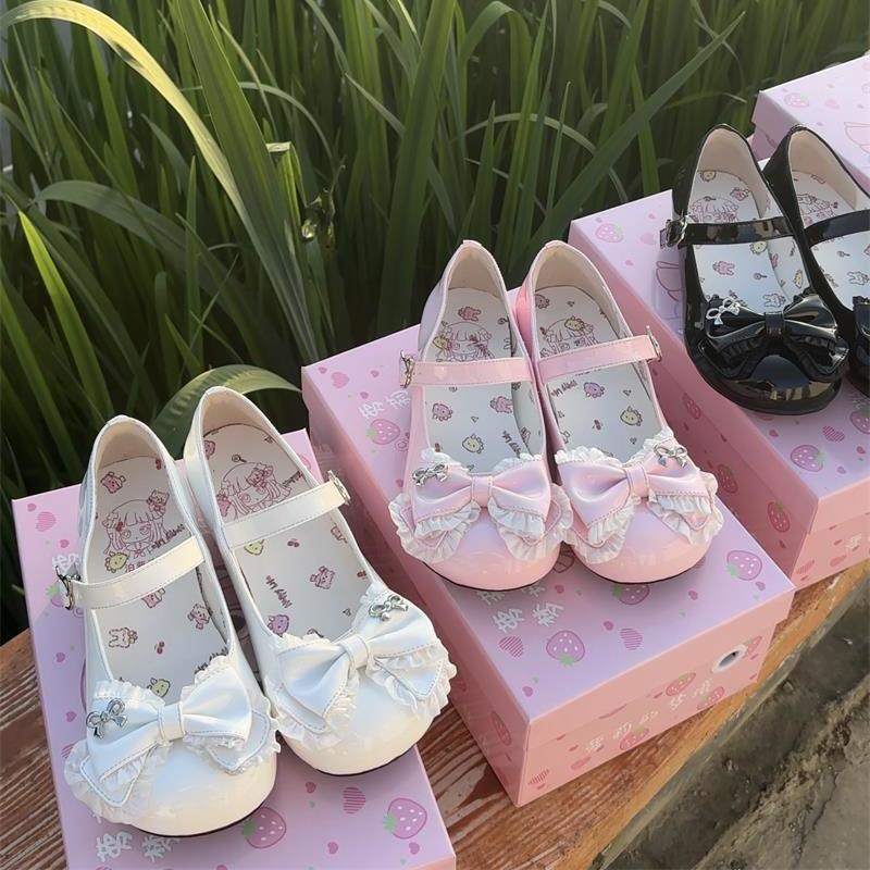 French Ladies Style Mary Jane Shoes 2024 New Style Dress Jk Buckle Round Toe Cute Sweet Lo Shoes French Ladies Style Mary Jane Shoes 2024 New Style Dress Jk Buckle Round Toe Cute Sweet Lo Shoes