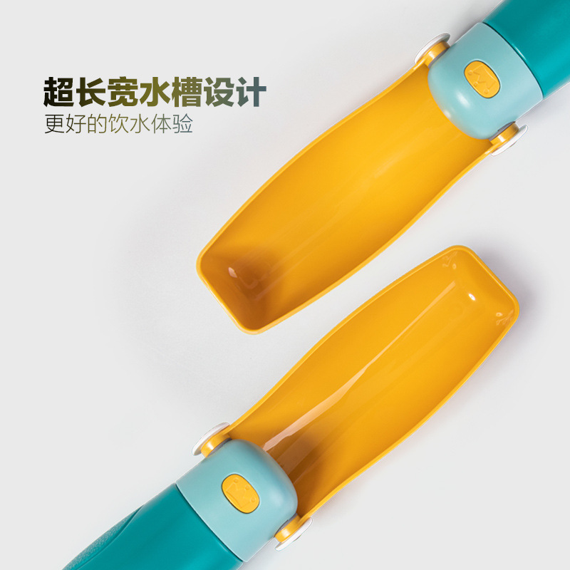 Taza para mascotas transfronteriza, hervidor portátil, bebedero para perros, taza de agua para mascotas de gran capacidad, suministros para mascotas