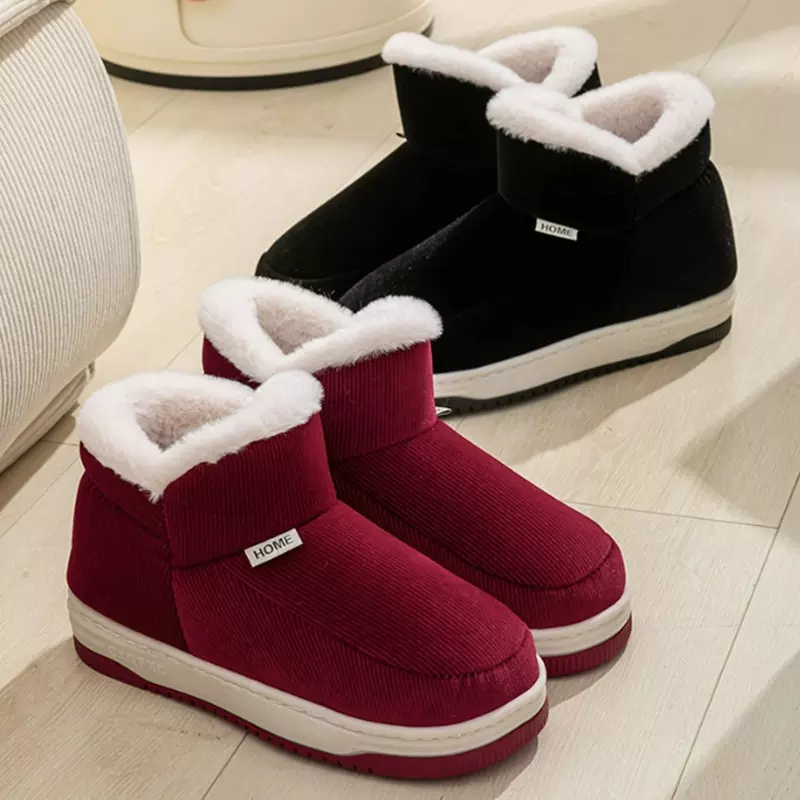 棉拖鞋女冬天居家用室内加绒防滑家居保暖情侣冬季包跟棉鞋毛绒男