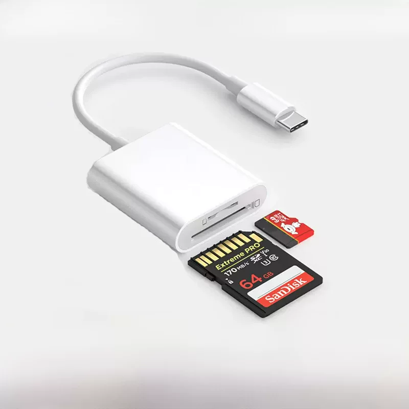 Подходит к Apple IAPD Type-C к SD/TF/картридер камеры платформа 2-в-1 конвертер оптом