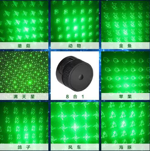 Голова цветка Креста сердца цветка цилиндра Одн-характера аксессуаров Электрофонаря лазера указателя лазера круглая