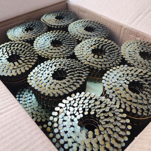 Nailing threaded coil nails polished rod coil nails pallet nails packing box nails horseshoe nails 25 32 38 45 50 57 64