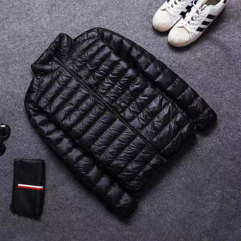 綿の上着の男性の太った人の秋冬の服は帽子のダウンの綿服の薄いタイプの綿服と太ったサイズの太った綿のコートをつないでいます。|undefined
