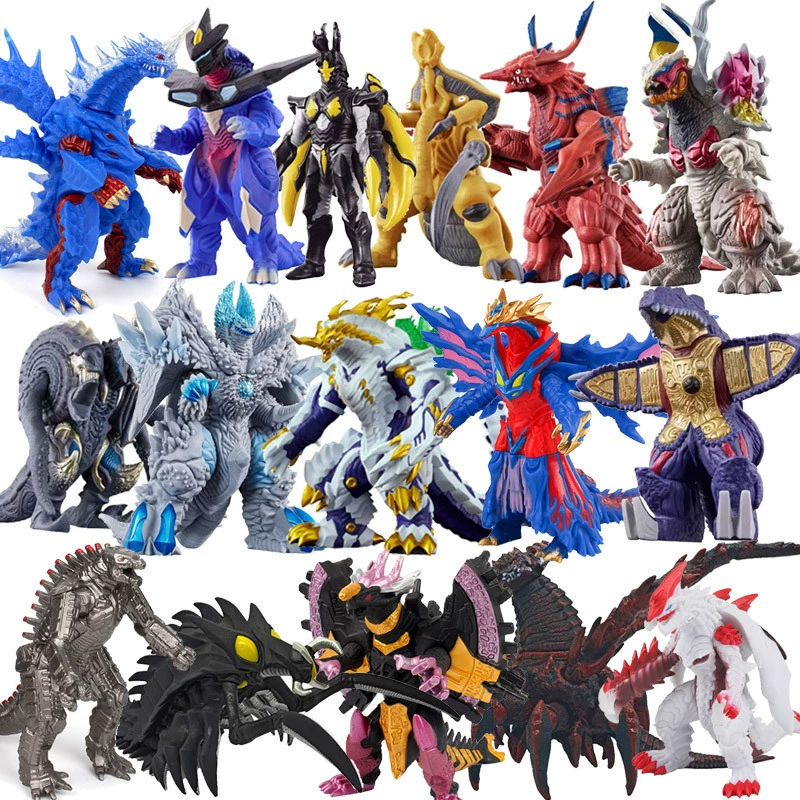 Большой мягкий клей монстр Di Ganac Ses Blizzer Monster Полная серия Классический большой монстр