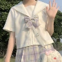 日本定制基础长袖夏服