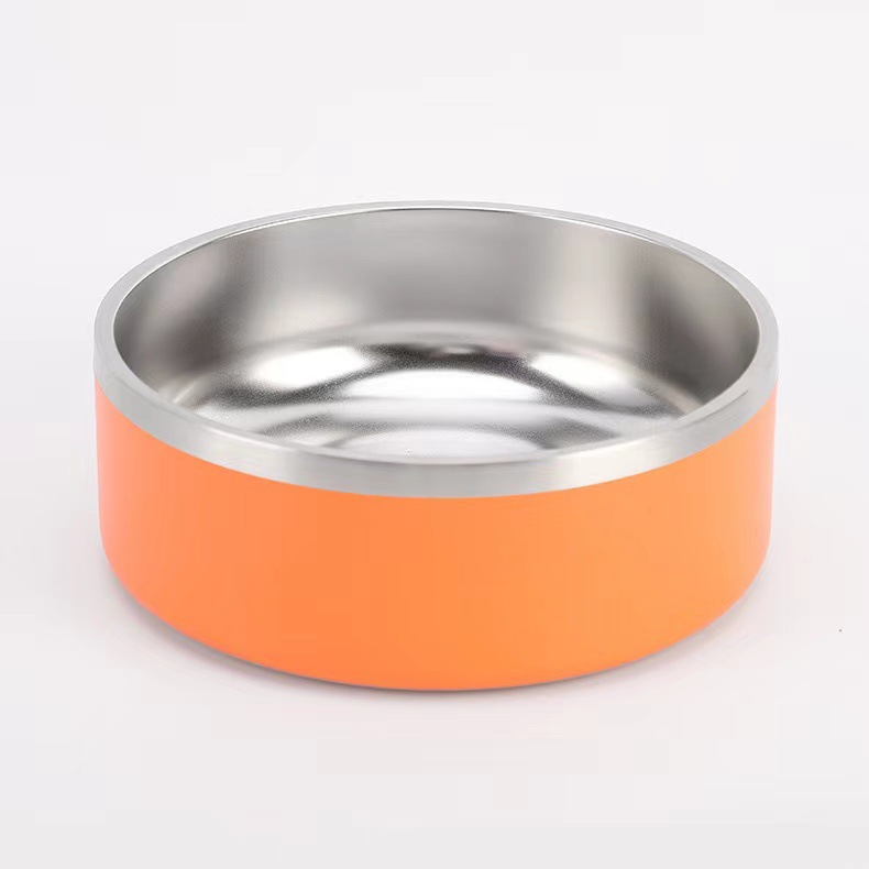 304 doble espesamiento de cuenco de perros de acero inoxidable con base antideslizante cuenco de mascotas de gran capacidad cuenco de comida para perros cuenco de alimentación