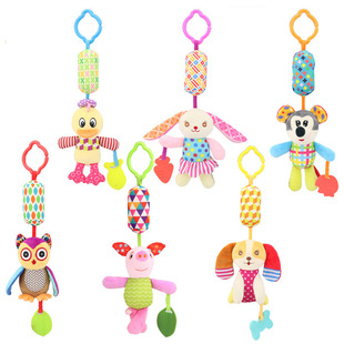 Newborn baby crib trailer hanging baby car wind chime bed Bell soothing accompany educational toy A wind chime car pendant