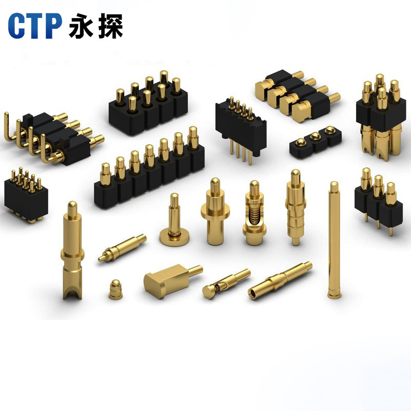 Dongguan Phosphorus Blue 3 Copper Pogopin Spring Pin Conductive Probe Gold-Plated Test Pin Charging Treasure Thimble Headphone Pin