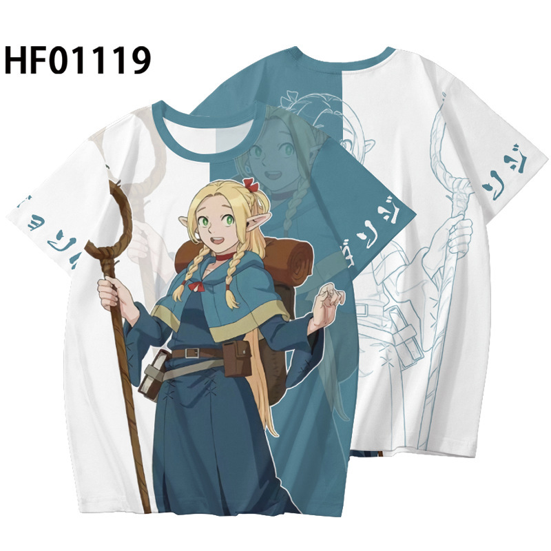 Maze rice anime game COS men's and women's peripheral short-sleeved T-shirt quick-drying breathable trendy new pain clothes