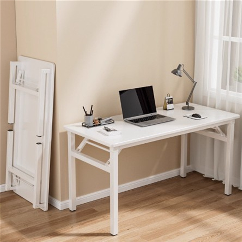 Foldable Table Simple Rental House Desk Learning Writing Desk Rectangular Home Office Computer Desk and Chair Set