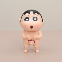 クレヨンしんちゃんの裸の子供がお風呂に入ります。