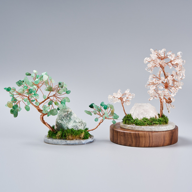 天然水晶原石水晶树水晶碎石摆件高级感小众工艺品装饰品送礼能量|undefined