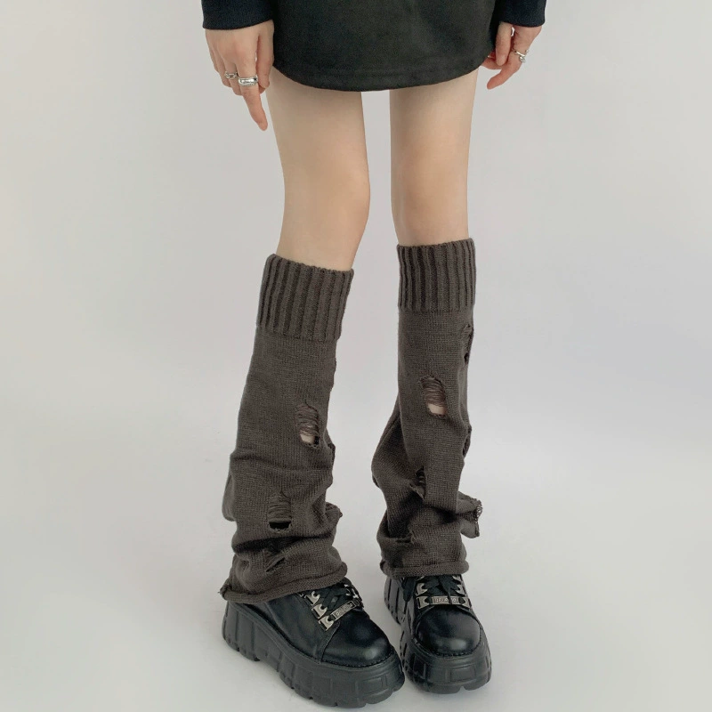 Вязаные осенние gaiters, комплект, носки, мегафон